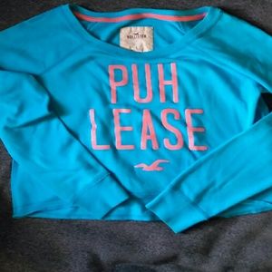 Sky blue Hollister sweatshirt